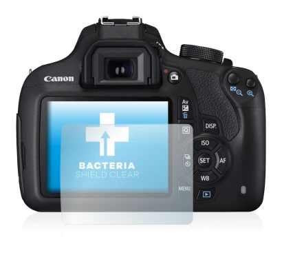 Imagen del dispositivo Canon EOS 1200D con una amplia variedad de protectores de pantalla.