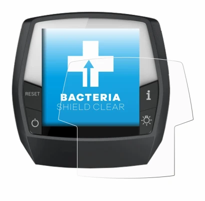 Imagen del dispositivo Bosch Intuvia Active Line con una amplia variedad de protectores de pantalla.