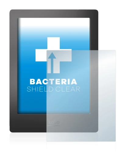 Imagen del dispositivo Kobo Aura H2O con una amplia variedad de protectores de pantalla.