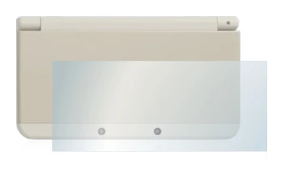 Imagen del dispositivo Nintendo New 3DS (carcasa) con una amplia variedad de protectores de pantalla.