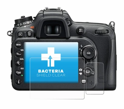 Imagen del dispositivo Nikon D7200 con una amplia variedad de protectores de pantalla.