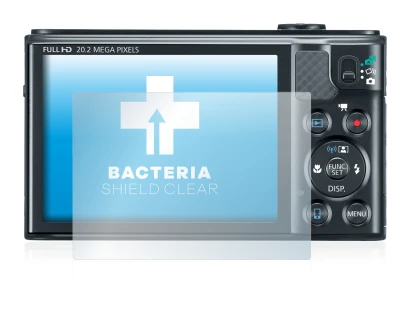 Imagen del dispositivo Canon PowerShot SX610 HS con una amplia variedad de protectores de pantalla.