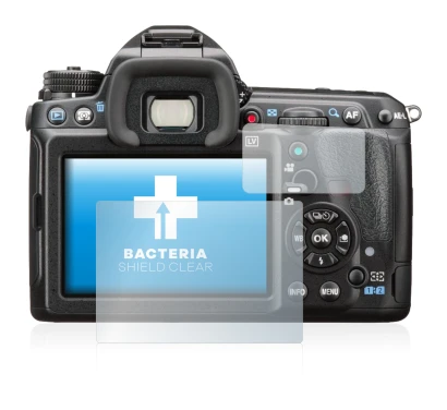 Imagen del dispositivo Pentax K-3 II con una amplia variedad de protectores de pantalla.