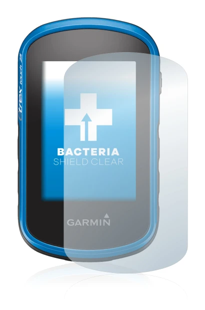Imagen del dispositivo Garmin eTrex Touch 25 con una amplia variedad de protectores de pantalla.