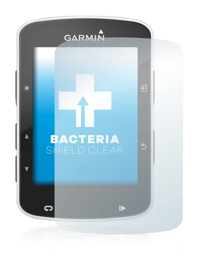 Imagen del dispositivo Garmin Edge 520 con una amplia variedad de protectores de pantalla.