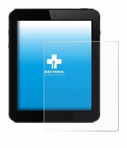 Imagen del dispositivo con una amplia variedad de protectores de pantalla.