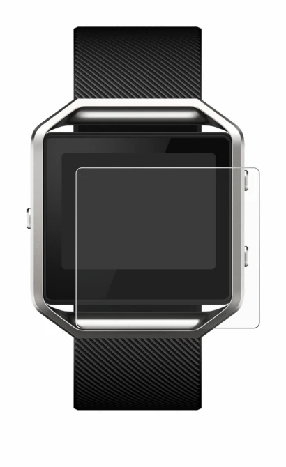 Imagen del dispositivo Fitbit Blaze con una amplia variedad de protectores de pantalla.