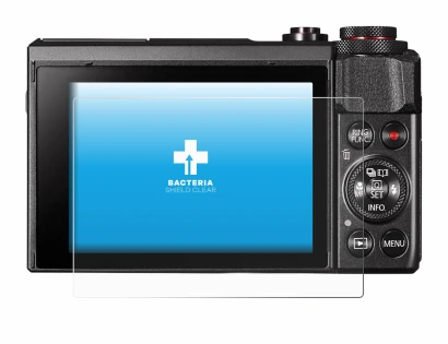 Imagen del dispositivo Canon PowerShot G7 X Mark II con una amplia variedad de protectores de pantalla.