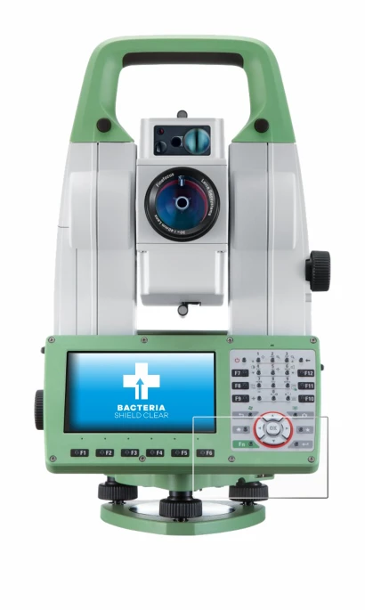 Imagen del dispositivo Leica Viva TS16 con una amplia variedad de protectores de pantalla.