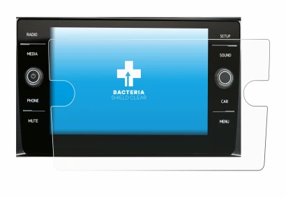 Imagen del dispositivo Volkswagen Composition Media 2017 con una amplia variedad de protectores de pantalla.