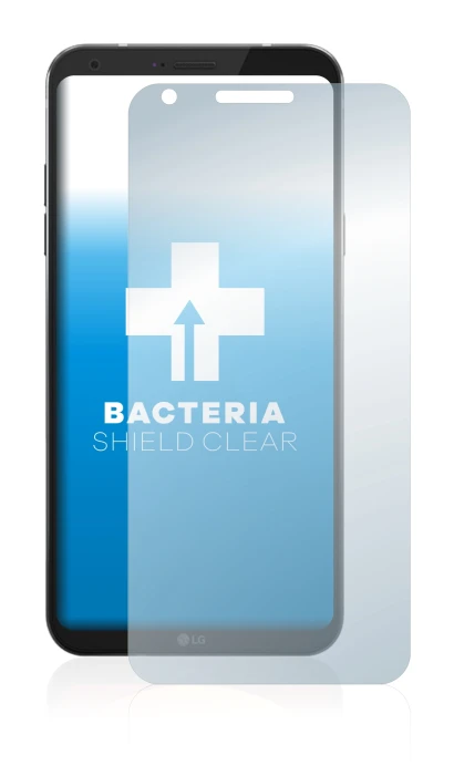 Imagen del dispositivo LG Q6 con una amplia variedad de protectores de pantalla.