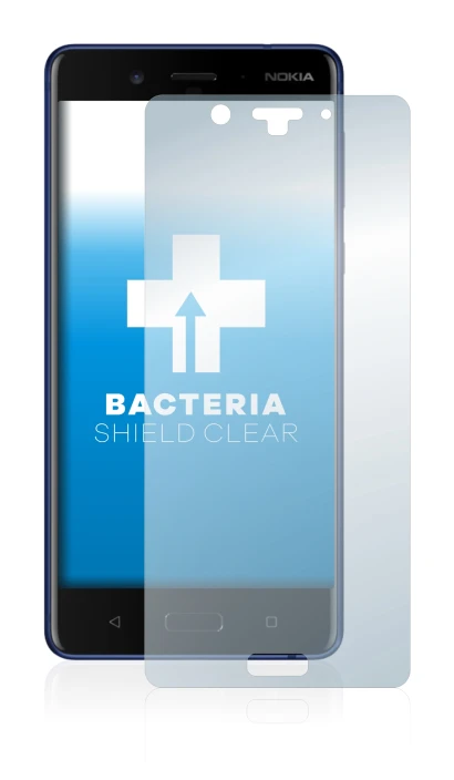 Imagen del dispositivo Nokia 8 con una amplia variedad de protectores de pantalla.