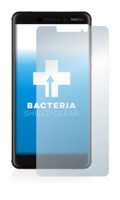 Imagen del dispositivo Nokia 6.1 con una amplia variedad de protectores de pantalla.