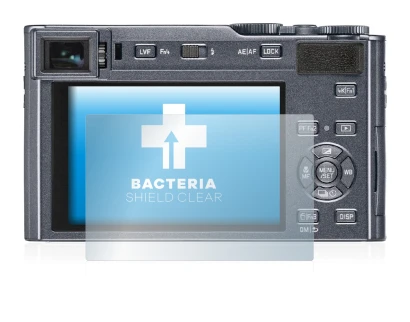 Imagen del dispositivo Leica C-Lux con una amplia variedad de protectores de pantalla.