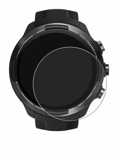 Imagen del dispositivo Suunto 9 con una amplia variedad de protectores de pantalla.