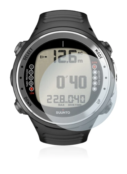 Imagen del dispositivo Suunto D4I con una amplia variedad de protectores de pantalla.