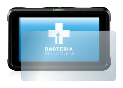 Imagen del dispositivo Atomos Shinobi con una amplia variedad de protectores de pantalla.