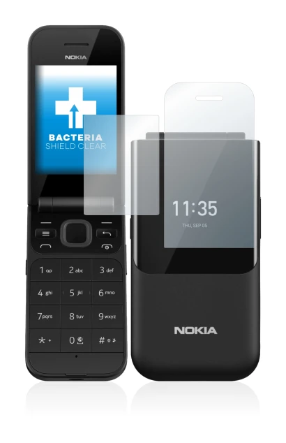 Imagen del dispositivo Nokia 2720 Flip con una amplia variedad de protectores de pantalla.