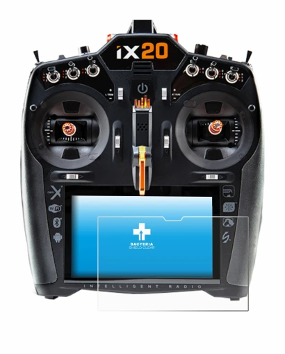 Imagen del dispositivo Spektrum iX20 con una amplia variedad de protectores de pantalla.