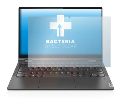 Imagen del dispositivo Lenovo Yoga C640 con una amplia variedad de protectores de pantalla.