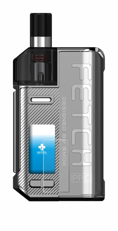 Imagen del dispositivo Smok Fetch 80W Pro con una amplia variedad de protectores de pantalla.