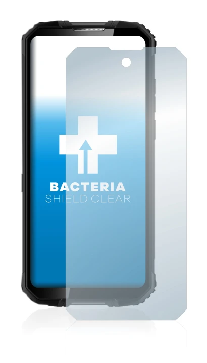 Imagen del dispositivo Oukitel WP10 5G con una amplia variedad de protectores de pantalla.