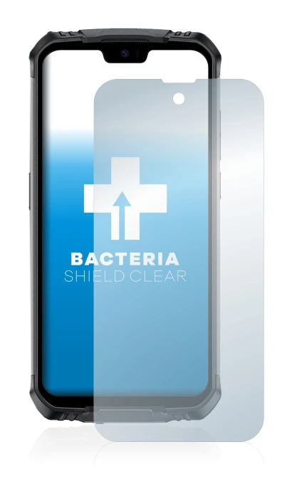 Imagen del dispositivo Doogee S59 Pro con una amplia variedad de protectores de pantalla.