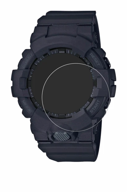 Imagen del dispositivo Casio G-Shock GBA800 con una amplia variedad de protectores de pantalla.