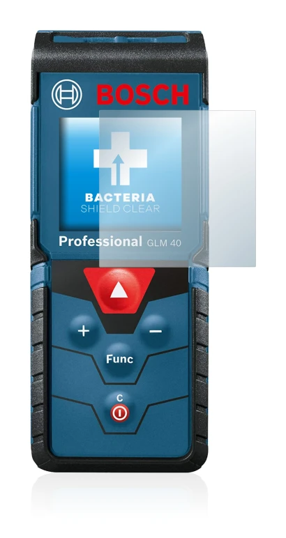 Imagen del dispositivo Bosch GLM 40 Professional con una amplia variedad de protectores de pantalla.