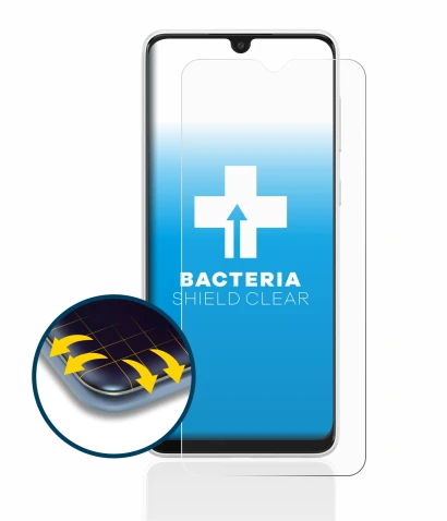 Imagen del dispositivo Samsung Galaxy A03 con una amplia variedad de protectores de pantalla.