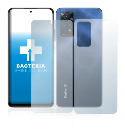 Imagen del dispositivo Xiaomi Redmi Note 11 Pro 5G (Frontal+Trasero) con una amplia variedad de protectores de pantalla.