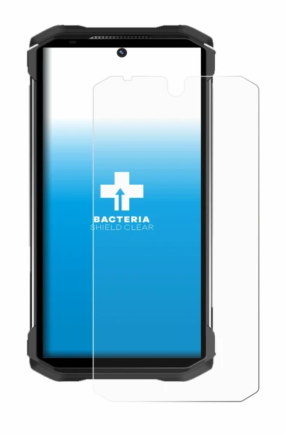 Imagen del dispositivo Doogee S98 con una amplia variedad de protectores de pantalla.