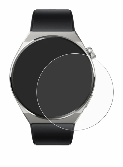 Imagen del dispositivo Huawei Watch GT 3 Pro Titanium (46mm) con una amplia variedad de protectores de pantalla.