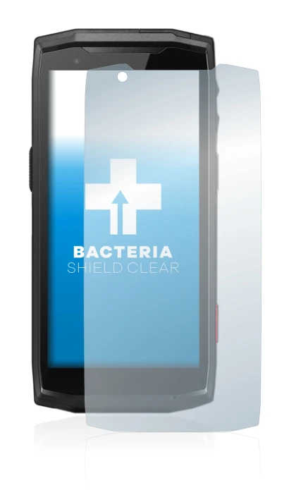 Imagen del dispositivo Crosscall Core-M5 con una amplia variedad de protectores de pantalla.