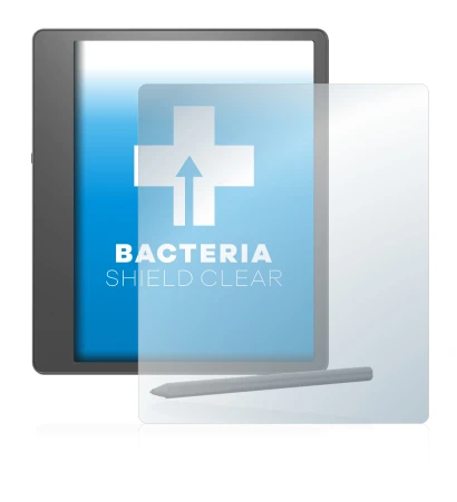 Imagen del dispositivo Amazon Kindle Scribe con una amplia variedad de protectores de pantalla.