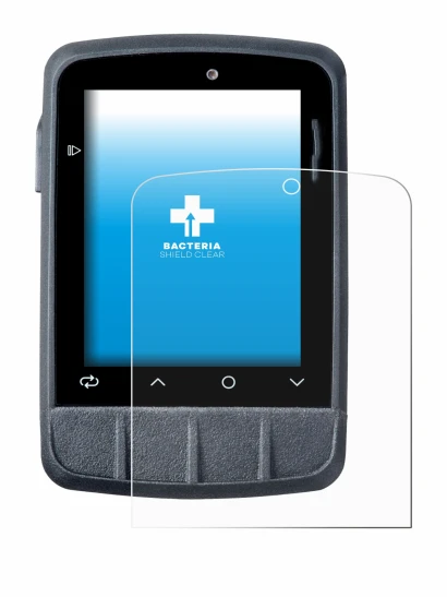 Imagen del dispositivo Giant Dash M200 con una amplia variedad de protectores de pantalla.