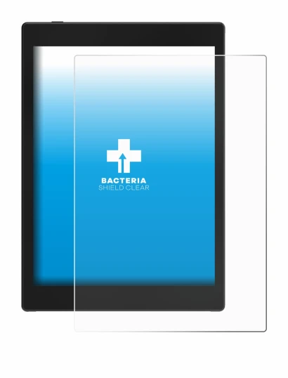 Imagen del dispositivo Boox Tab Mini C con una amplia variedad de protectores de pantalla.