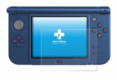 Imagen del dispositivo Nintendo New 3DS XL (Pantalla inferior) con una amplia variedad de protectores de pantalla.