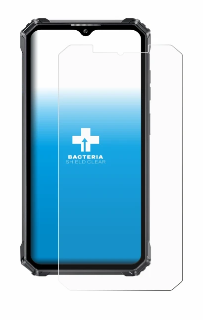 Imagen del dispositivo Oukitel WP28 con una amplia variedad de protectores de pantalla.