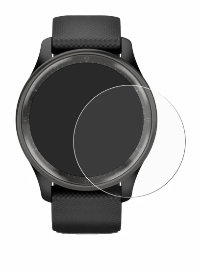 Imagen del dispositivo Garmin Vivomove Trend con una amplia variedad de protectores de pantalla.