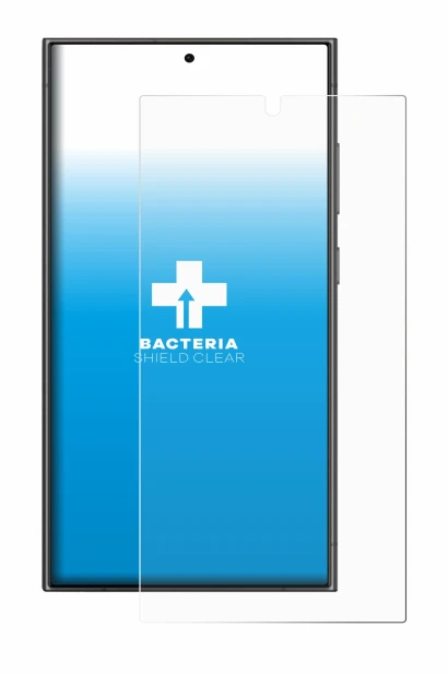 Imagen del dispositivo Samsung Galaxy S24 Ultra (case-friendly) con una amplia variedad de protectores de pantalla.