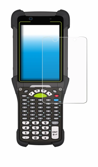 Imagen del dispositivo Zebra MC9400 con una amplia variedad de protectores de pantalla.