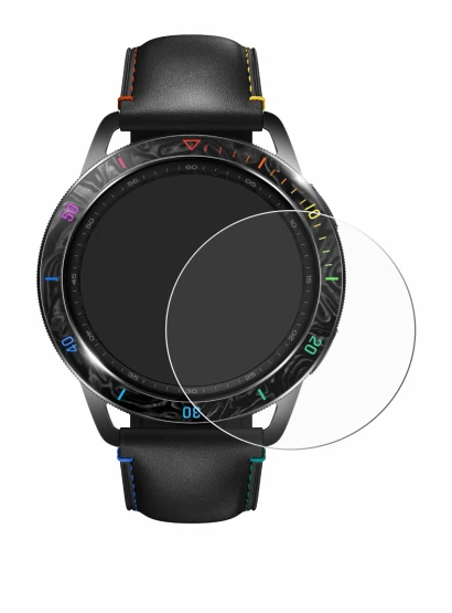 Imagen del dispositivo Xiaomi Watch S3 con una amplia variedad de protectores de pantalla.