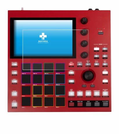 Imagen del dispositivo Akai MPC One+ con una amplia variedad de protectores de pantalla.