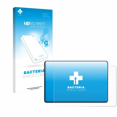 Parte frontal de un envase de producto con el logotipo de la marca upscreen. Al lado se muestra el dispositivo Bigtreetech Bam