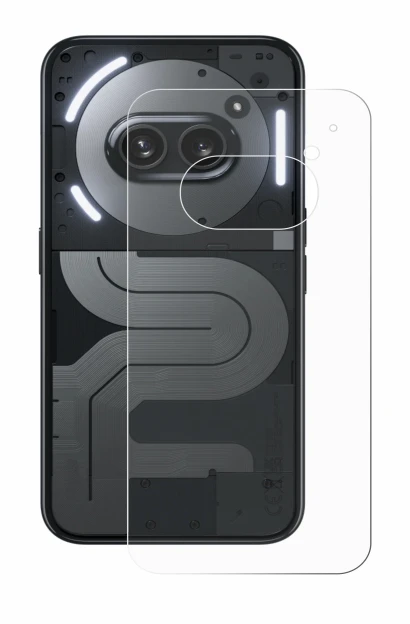 Imagen del dispositivo Nothing Phone (2a) Plus (Trasero) con una amplia variedad de protectores de pantalla.