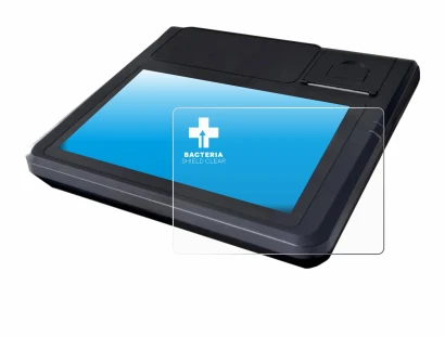Imagen del dispositivo Techfive ECR 100 con una amplia variedad de protectores de pantalla.