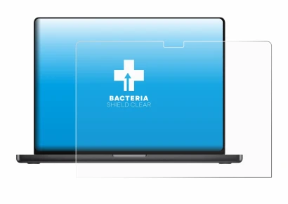 Imagen del dispositivo Apple MacBook Pro 16" M4 2024 con una amplia variedad de protectores de pantalla.