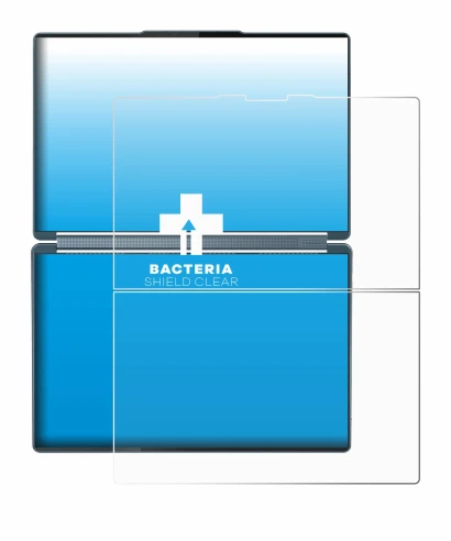 Imagen del dispositivo Lenovo Yoga Book 9i Gen 10 con una amplia variedad de protectores de pantalla.