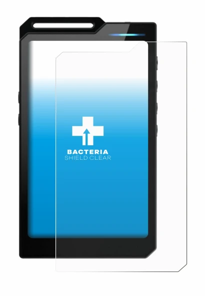 Imagen del dispositivo Hiby R4 con una amplia variedad de protectores de pantalla.